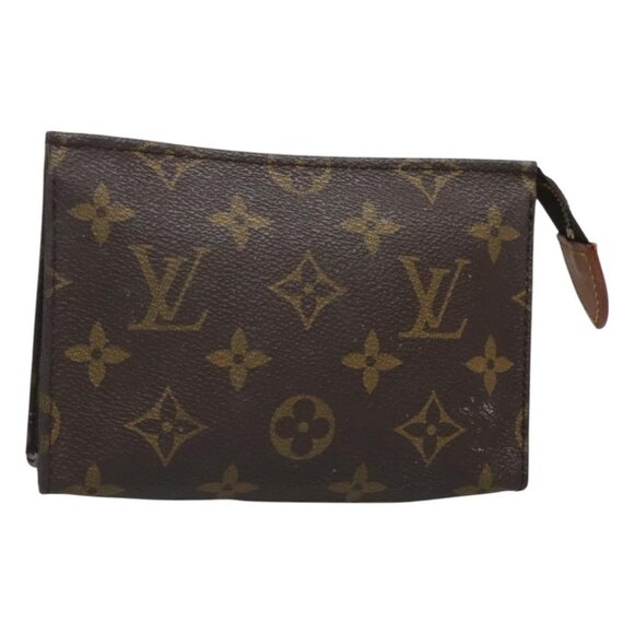 LOUIS VUITTON Monogram Poche Toilette 15 Pouch M47546 LV Auth 126311 - Picture 1 of 16